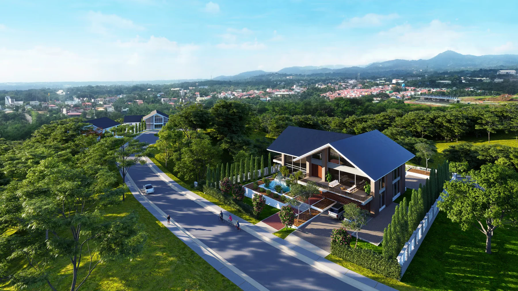Elevated residential setting