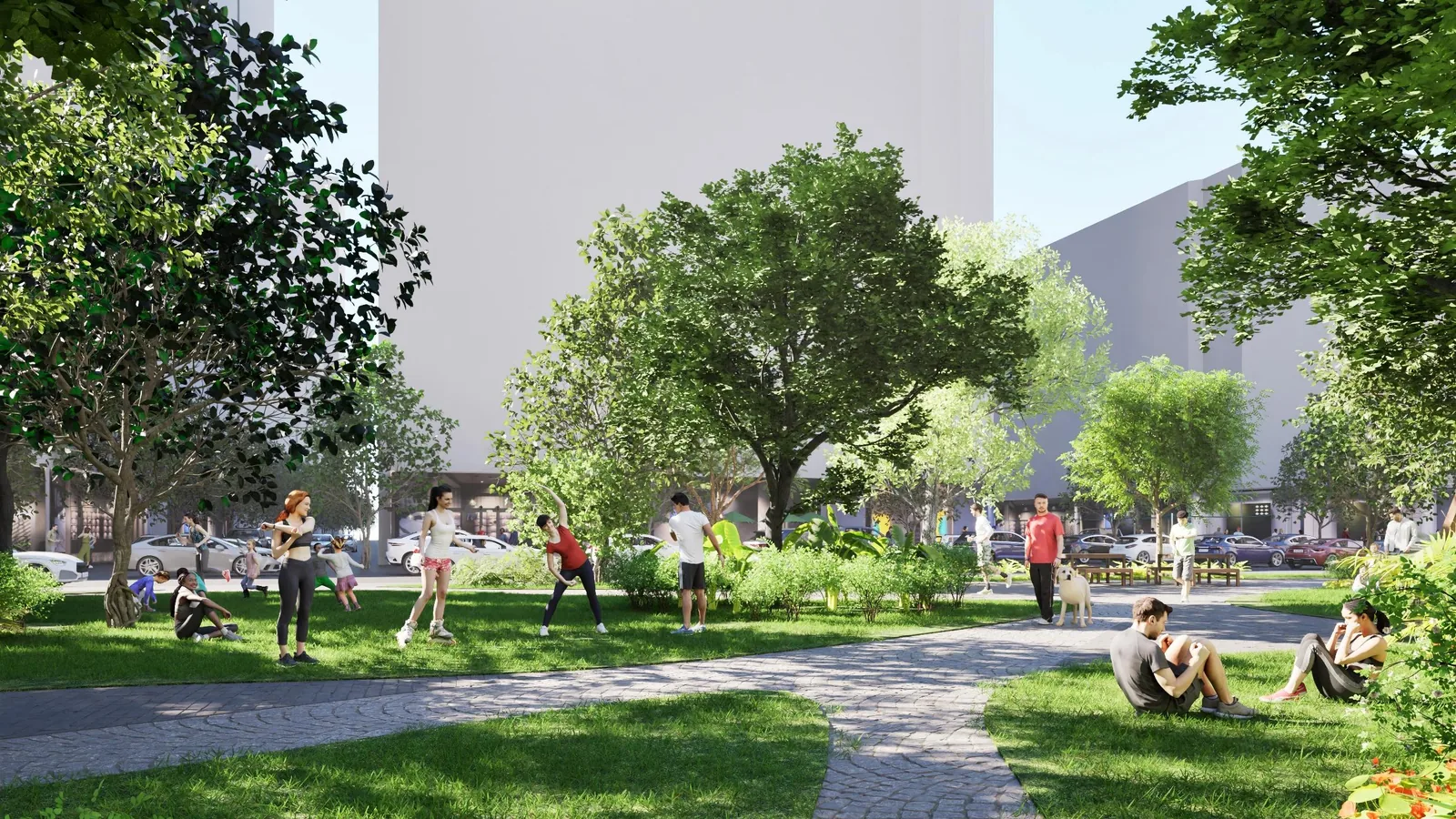 Park within Dela Rosa Gardens