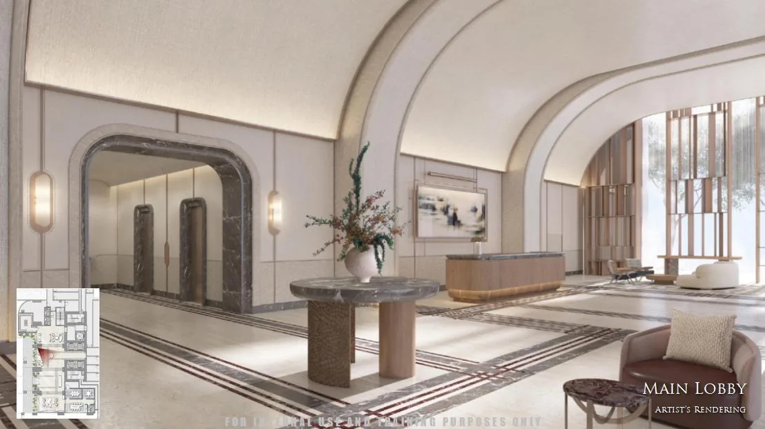 Main lobby arrival