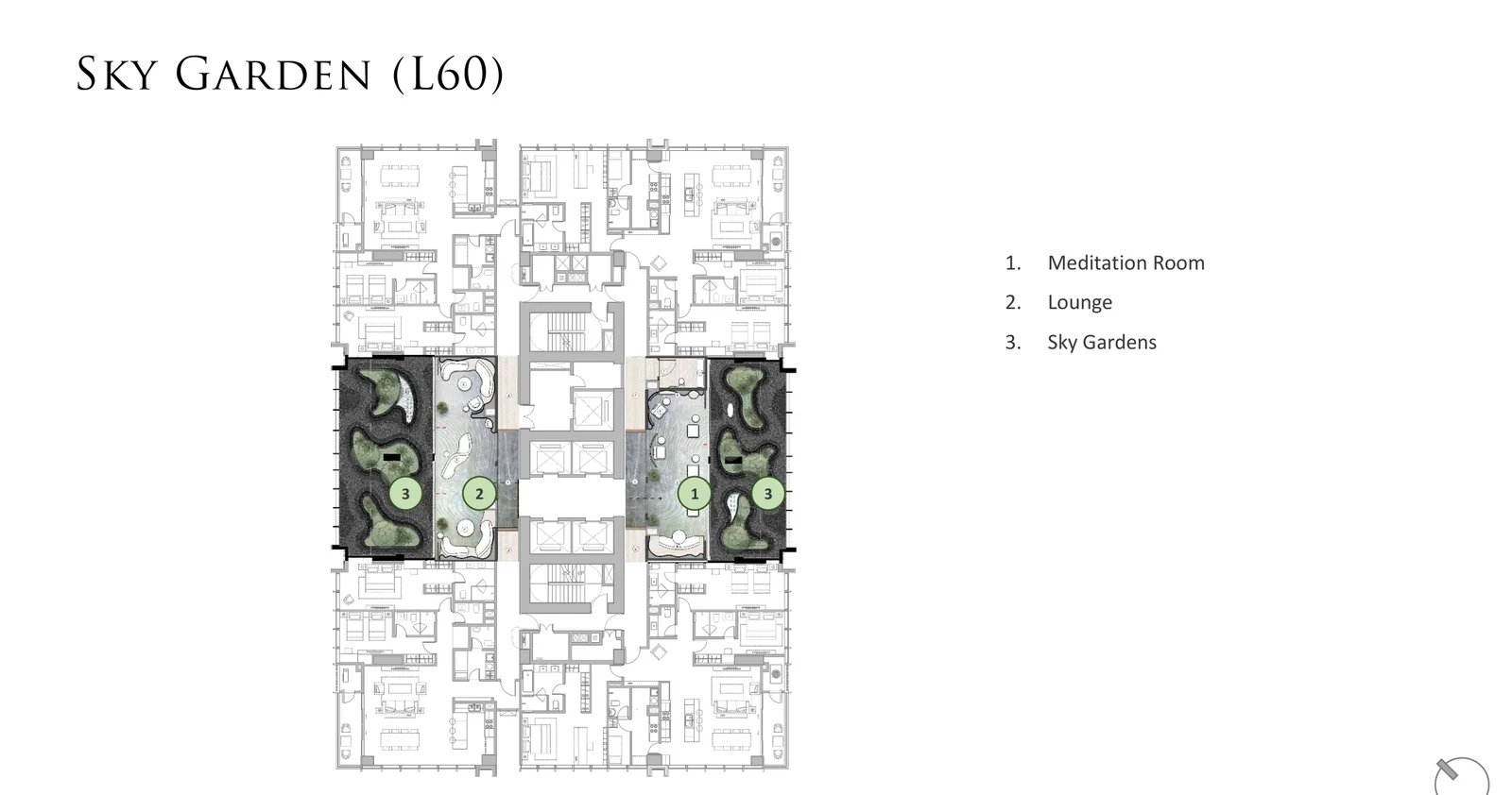 Level 60 Sky Garden plan