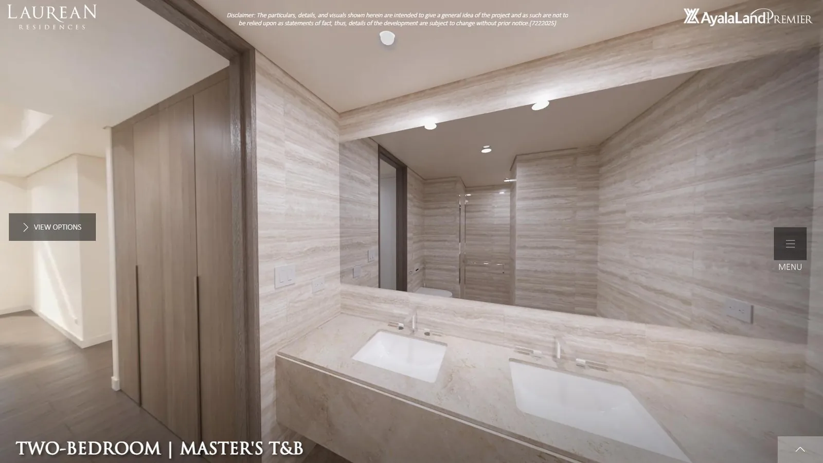 Two-bedroom primary bathroom