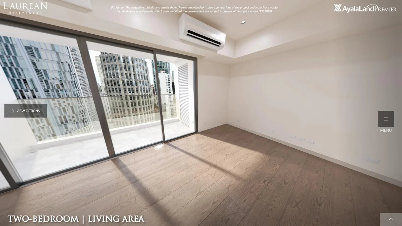 Two-bedroom living area