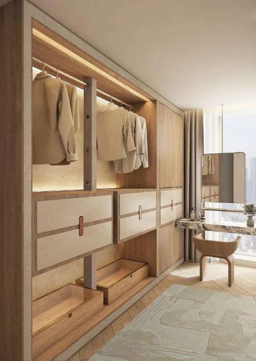 Three-bedroom Laurean Villa — walk-in wardrobe