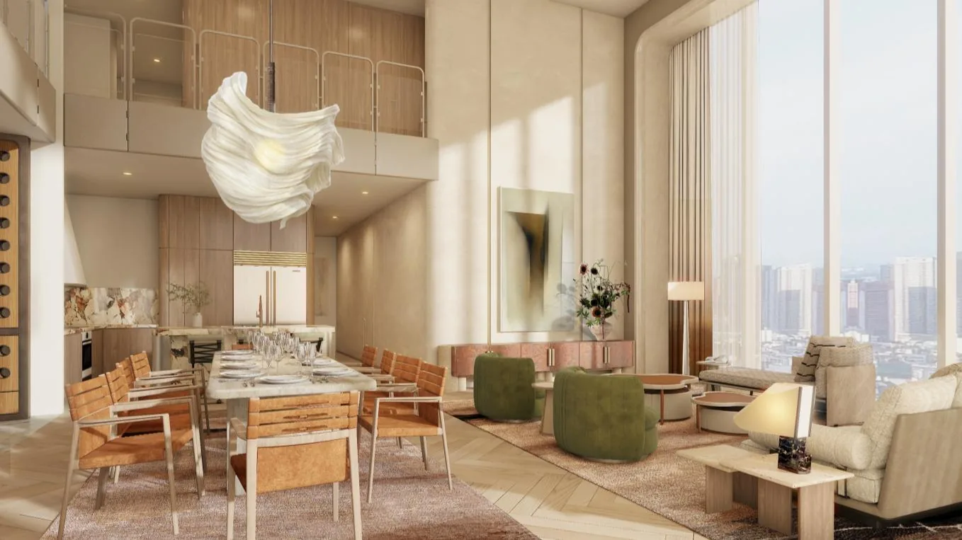 Four-bedroom Laurean Villa — living and dining