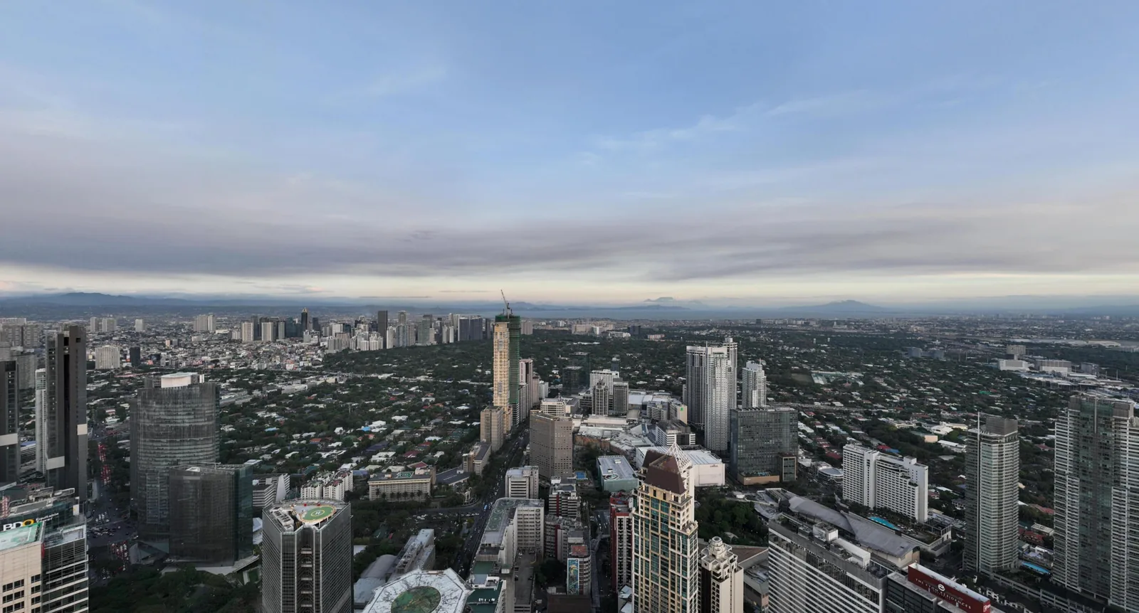 High-zone view — Parkside facing