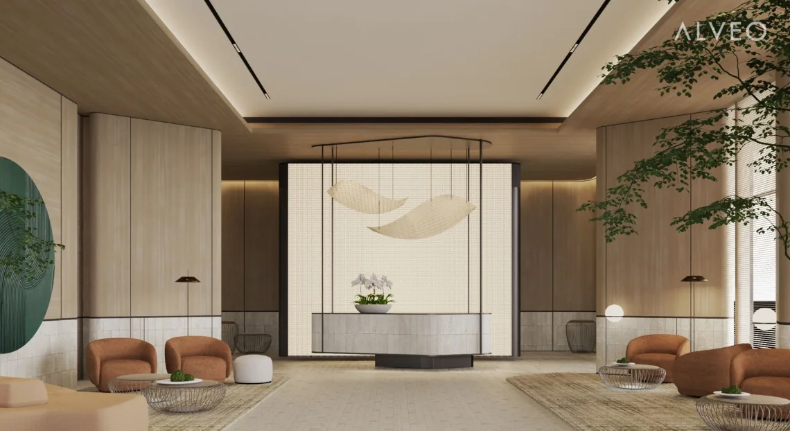 Orean Residences lobby artist's perspective