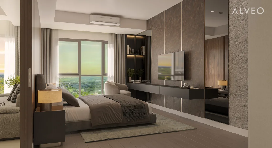 Orean Residences 1BR bedroom artist's perspective