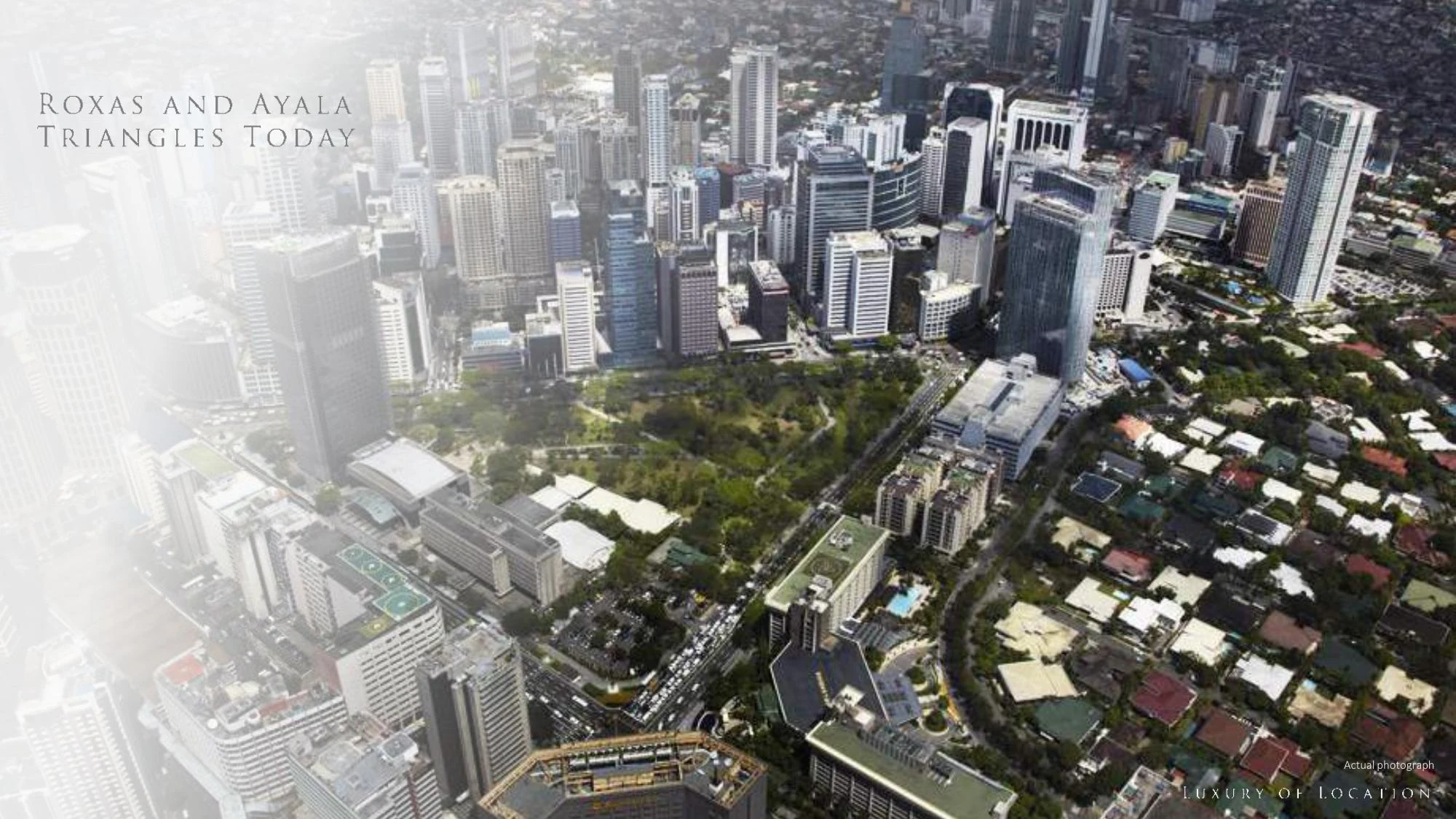 Roxas and Ayala Triangles