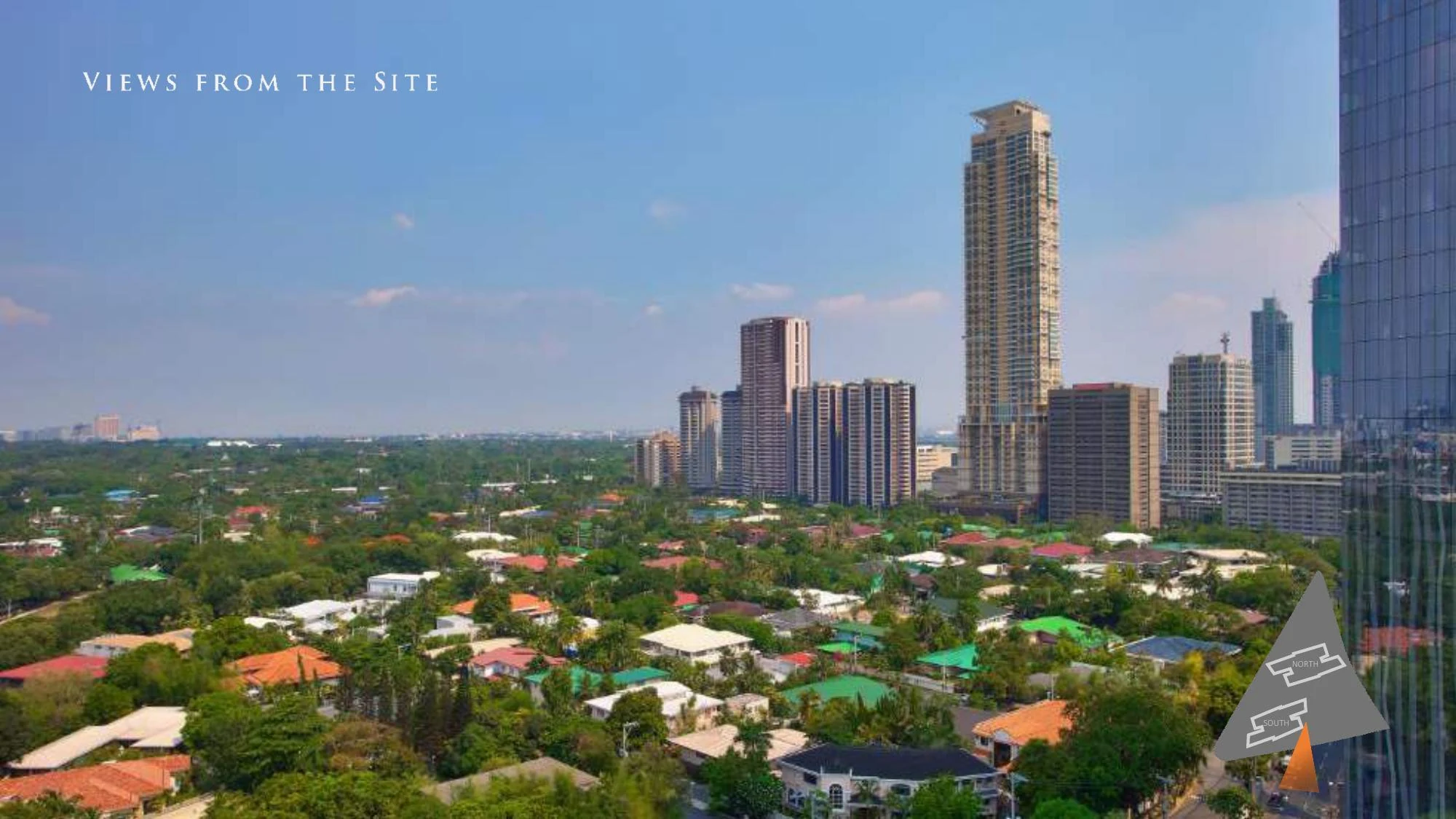 View from the site toward Urdaneta
