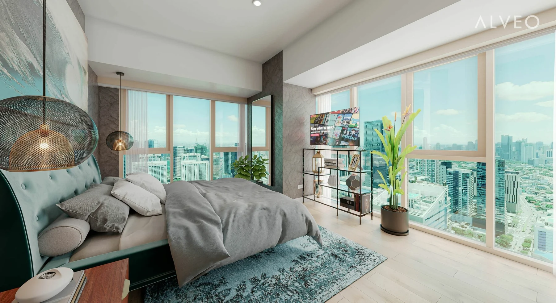 Two-bedroom primary bedroom