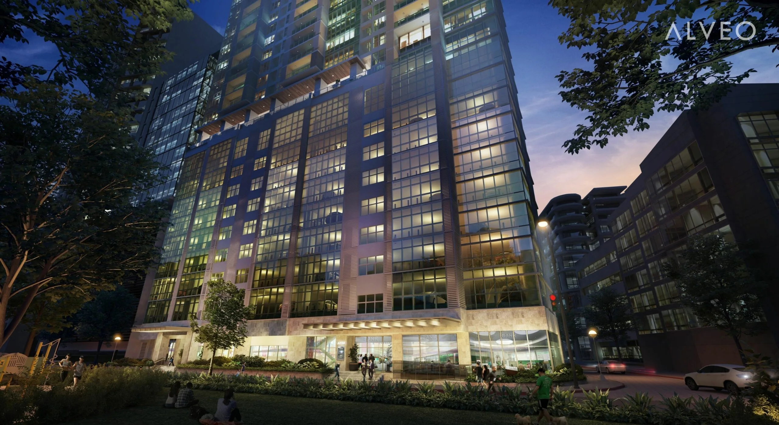 Parkford Suites Legazpi at evening
