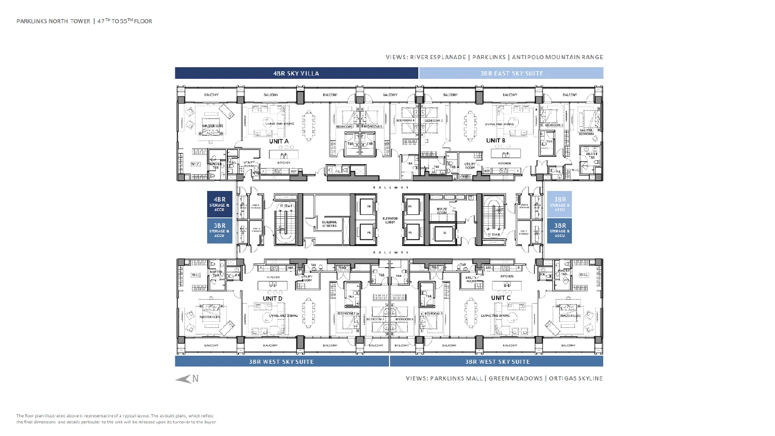 Parklinks North Tower floor plan · page 3