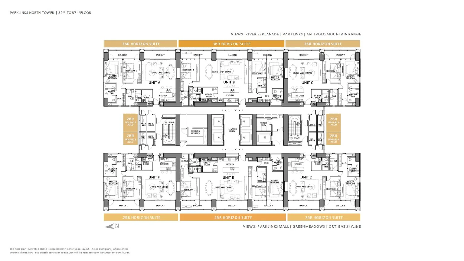 Parklinks North Tower floor plan · page 6