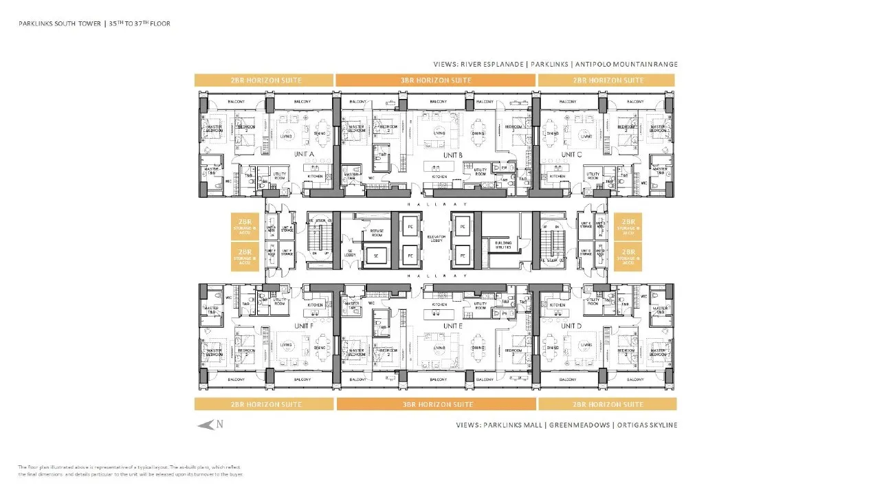 Parklinks South Tower floor plan · page 4
