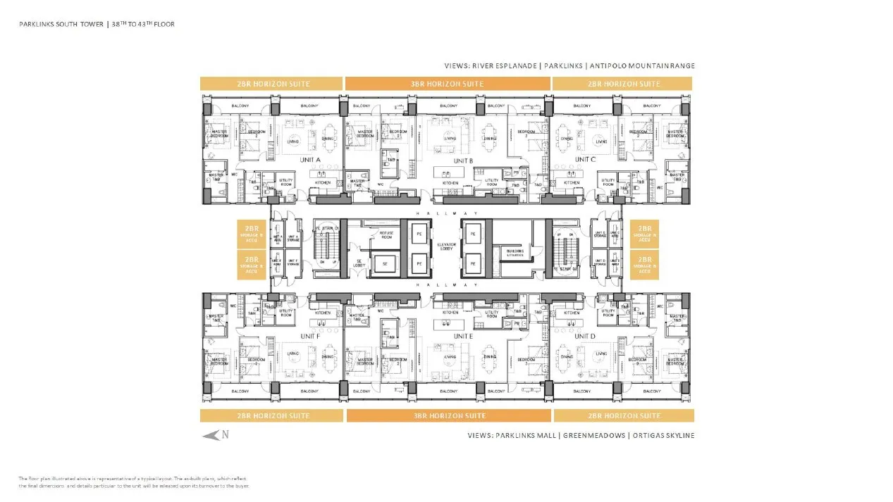 Parklinks South Tower floor plan · page 5