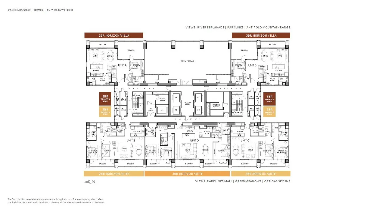 Parklinks South Tower floor plan · page 6