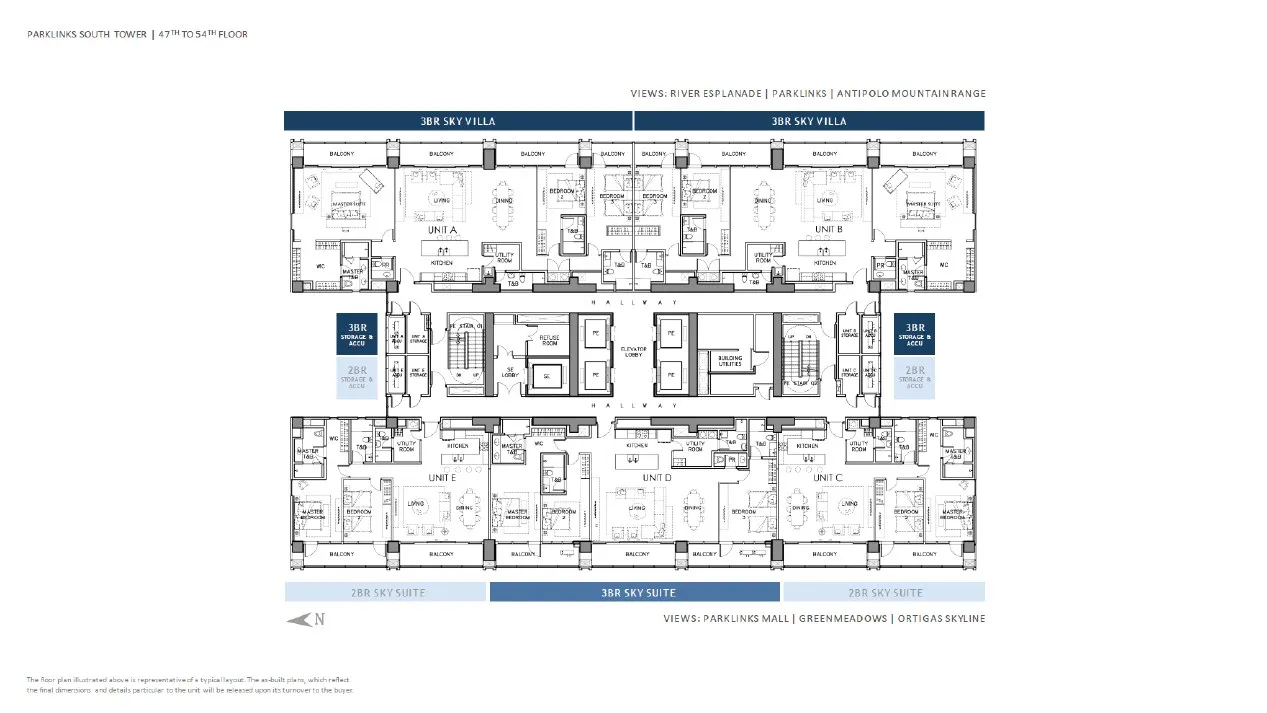 Parklinks South Tower floor plan · page 7