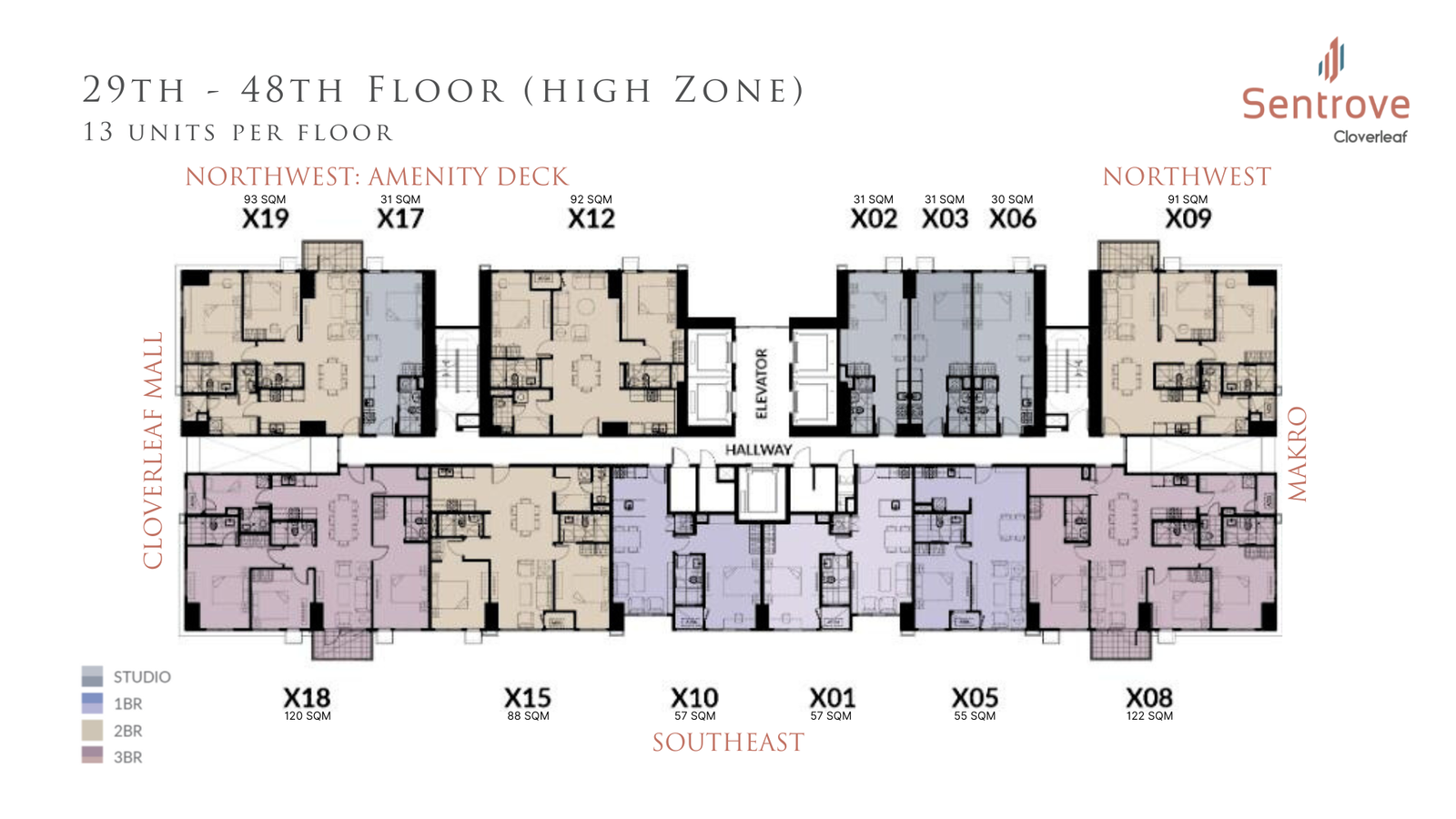 29th–48th Floors