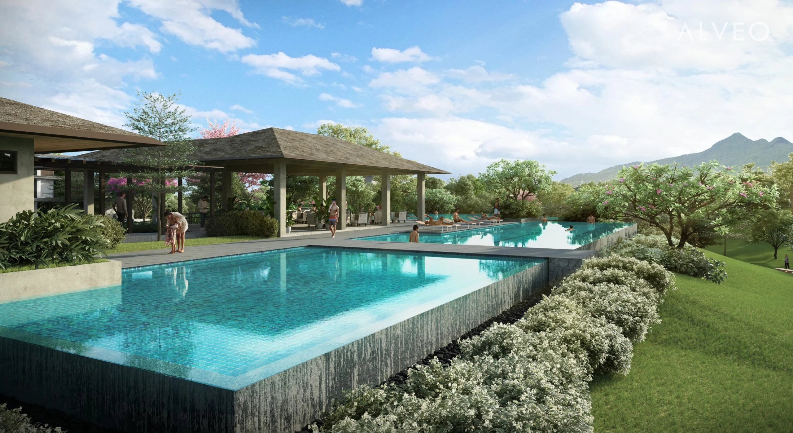 Pool pavilion