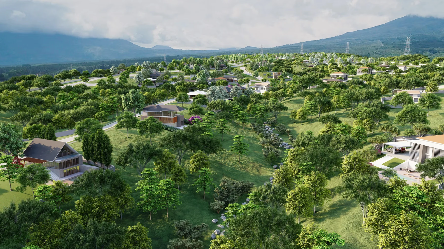 A residential landscape in Davao